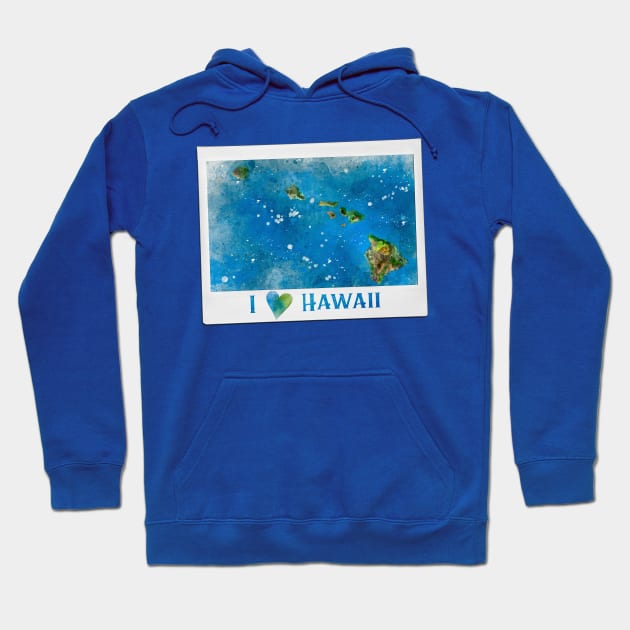 snapshot - i heart hawaii Hoodie by mystudiocreate